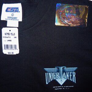 WWF Undertaker logo shirt vintage NEW w/ TAGS 1998 Attitude Era WWE wrestling